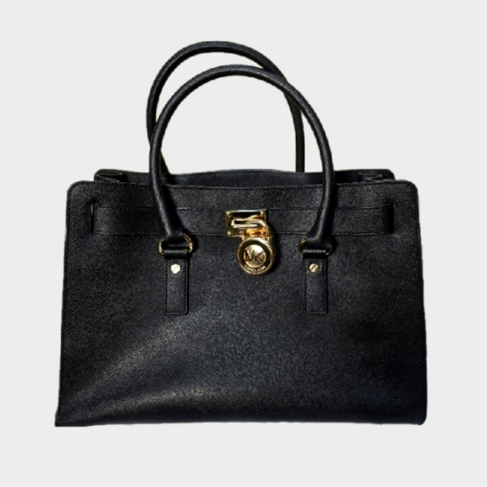 Classic Michael Kors Large Leather Hamilton Bag